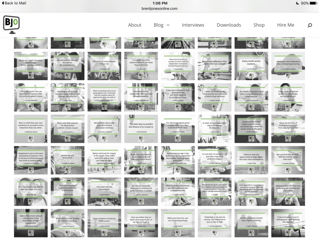 Brent Jones Branding Example 3 for Write Mix for Business post by Sue-Ann Bubacz showing colors logo etc