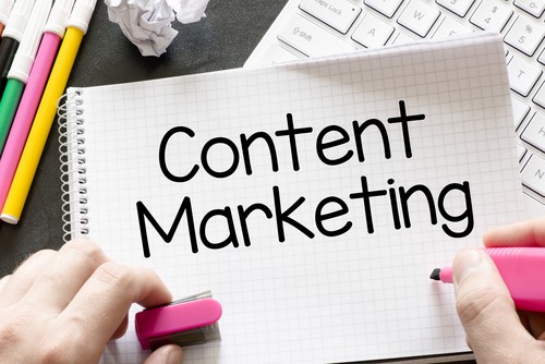 Feature Visual for Write Mix for Business article by Sue-Ann Bubacz called What Content Marketing is NOT