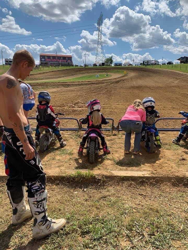 Ryder Wetzel first Start Gate for 50cc race at High Point Pro National Racetrack!! Goo Ryder...third place finish for day:)