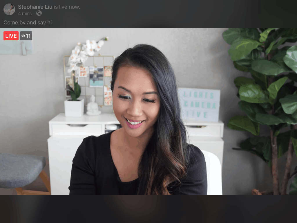 Stephanie Liu, LIGHTS CAMERA LIVE!