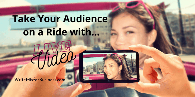 Go LIVE and Take Your Audience on a Ride with You Title Visual