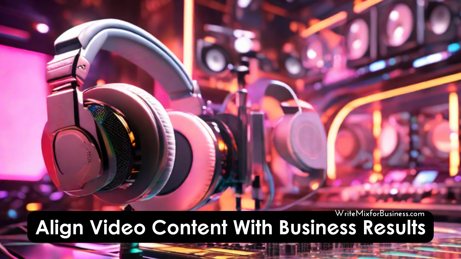 Align Video Content With Business Results, visual 3 for Write Mix for Business Post by Sue-Ann Bubacz, AI, and Canva